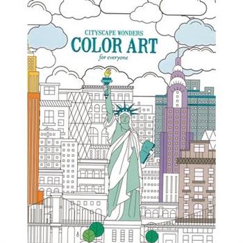Cityscape Wonders Color Art for Everyone