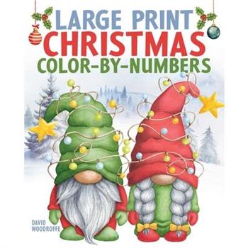 Large Print Christmas Color-By-Numbers
