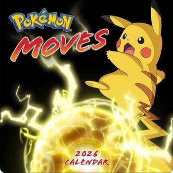 Pok矇mon Moves 2026 Wall Calendar
