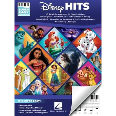 Disney Hits - Super Easy Songbook: 47 Simple Arrangements for Piano with Lyrics
