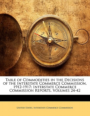 Table of Commodities in the Decisions of the Interstate Commerce Commission, 1912-1917