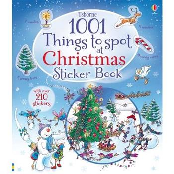 1001 Christmas Things Spot Sticker Book
