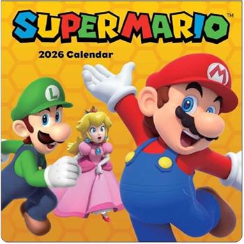 Super Mario 2026 Wall Calendar
