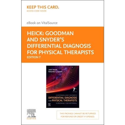 Goodman and Snyder’s Differential Diagnosis for Physical Therapists - Elsevier eBook on Vitalsource (Retail Access Card)