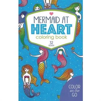 Color on the Go Mermaid at Heart Coloring Book