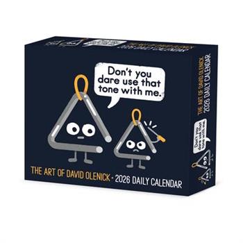 The Art of David Olenick 2026 5.4 X 6.2 Box Calendar