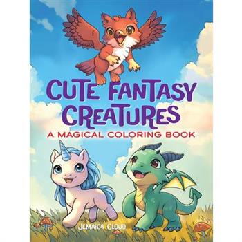 Cute Fantasy Creatures: A Magical Coloring Book