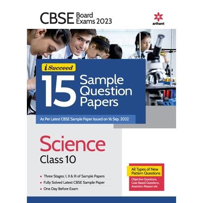 CBSE BOARD Exam 2023 - I-Succeed 15 Sample Question Papers Science Class 10