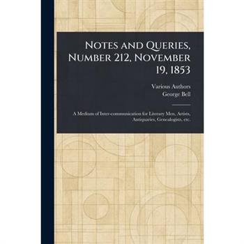 Notes and Queries, Number 212, November 19, 1853