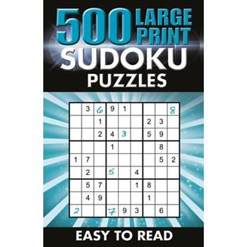 500 Large Print Sudoku Puzzles