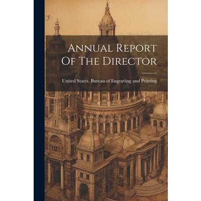 Annual Report Of The Director