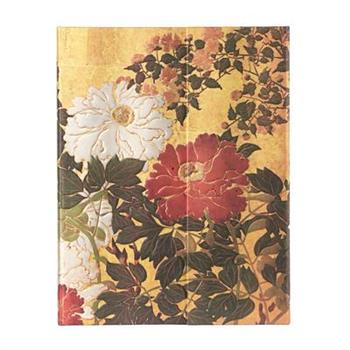 Paperblanks Natsu Rinpa Florals Hardcover Journal Ultra Unlined Wrap 144 Pg 120 GSM