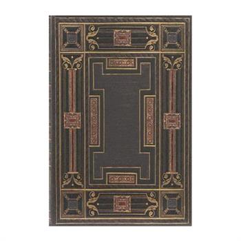 Paperblanks Onyx Asterales Hardcover Journal Mini Lined Elastic Band Closure 176 Pg 85 GSM