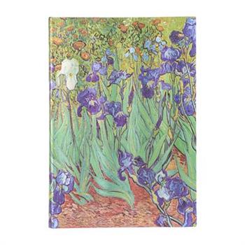 Paperblanks Van Gogh’s Irises Sketchbook Grande Elastic Band Closure 112 Pg 200 GSM
