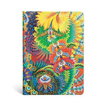 Paperblanks Dayspring Olena's Garden Hardcover MIDI Lined Elastic Band Closure 176 Pg 85 GSM