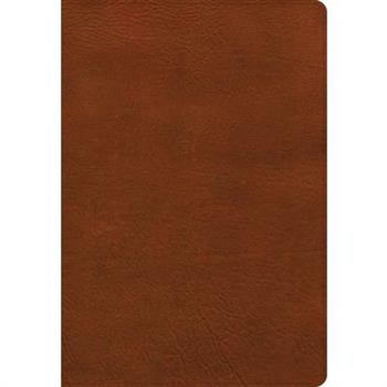 NASB Super Giant Print Reference Bible, Burnt Sienna Leathertouch