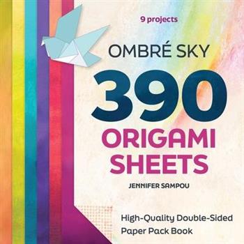 Ombr矇 Sky 390 Origami Sheets