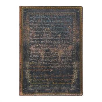 Paperblanks Michelangelo, Handwriting Embellished Manuscripts Collection Softcover Flexi MIDI Lined Elastic Band Closure 176 Pg 100 GSM