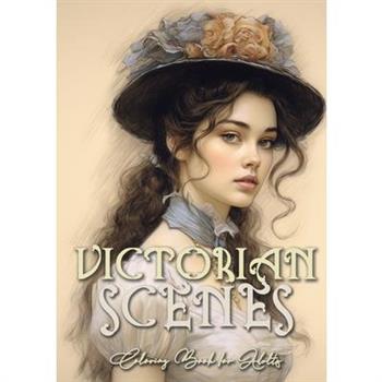 Victorian Scenes Coloring Book for Adults