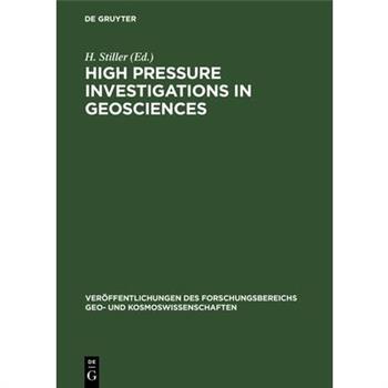 High Pressure Investigations in Geosciences