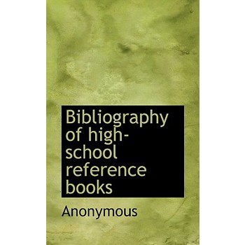 Bibliography of High-School Reference Books