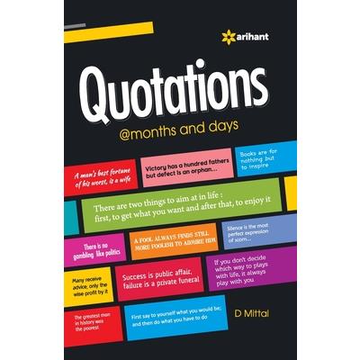 Quotations @months and days