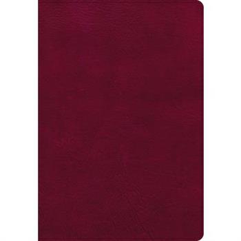 NASB Super Giant Print Reference Bible, Burgundy Leathertouch, Indexed
