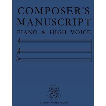 Composer's Manuscript Piano & High Voice