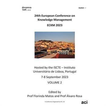ECKM vol 2- Proceedings of the 24th European Conference on Knowledge Management-VOL 2