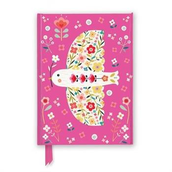 Bee Brown: Pink Floral Dove (Foiled Journal)