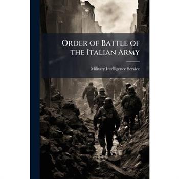 Order of Battle of the Italian Army