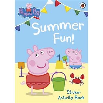 Peppa Pig：Summer Fun! Sticker Activity Book 粉紅豬小妹：夏天好好玩(貼紙遊戲書)