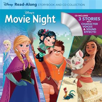 Disney`s Movie Night Read-Along Storybook and CD Collection:      3-in-1 Feature Animation Bind-Up