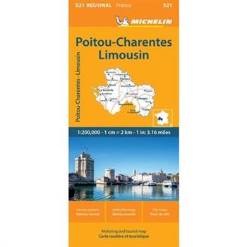 France; Poitou-Charentes Map 521