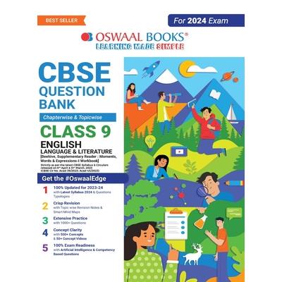 Oswaal CBSE Class 9 English Language and Literature Question Bank (2024 Exam)