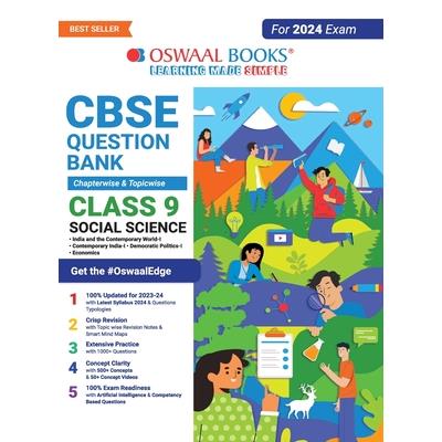 Oswaal CBSE Class 9 Social Science Question Bank (2024 Exam)