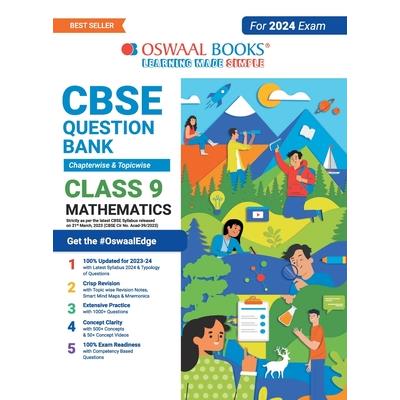 Oswaal CBSE Chapterwise & Topicwise Question Bank Class 9 Mathematics Book (For 2023-24 Exam)