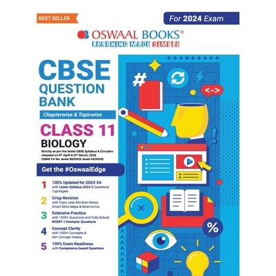 Oswaal CBSE Class 11 Biology Question Bank (2024 Exam)