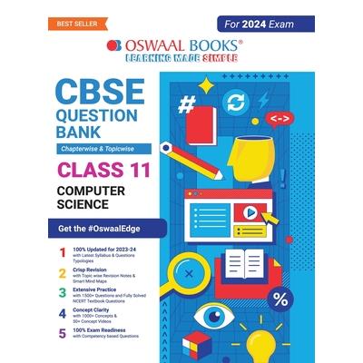 Oswaal CBSE Chapterwise & Topicwise Question Bank Class 11 Computer Science Book (For 2023-24 Exam)