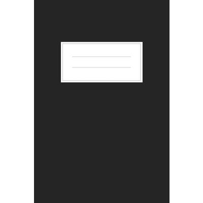 Ramsey & Todd Journal Diary Notebook Sketchbook Black Matte Hard Cover Lined 6 X 9 Inches 50lb White Paper 192 Pages