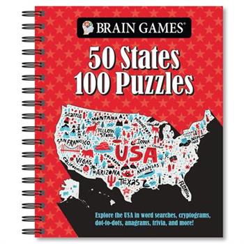 Brain Games - 50 States 100 Puzzles