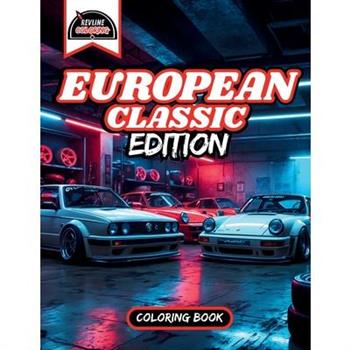 Revline Coloring European Classic Car Coloring Book