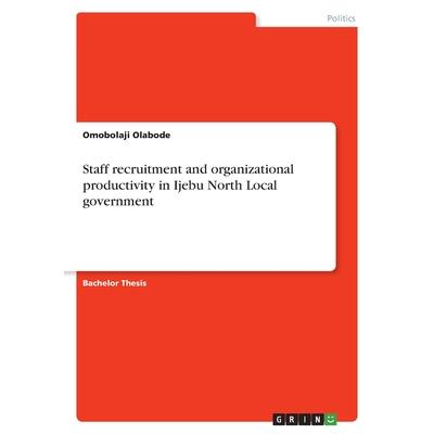 Staff recruitment and organizational productivity in Ijebu North Local government