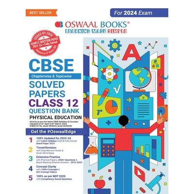 Oswaal CBSE Class 12 Physical Education Question Bank 2023-24 Book