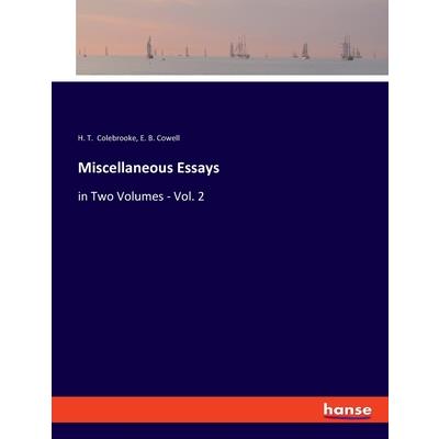 Miscellaneous Essays