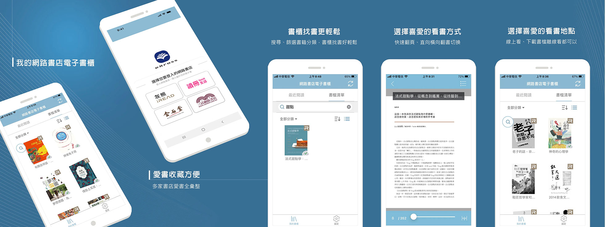 電子書,讀墨,readmoo,線上閱讀,閱讀器,hyread,inbook,金石堂