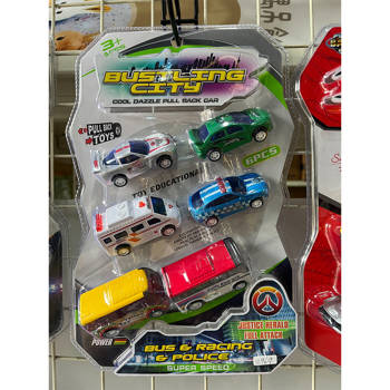 6入迴力車組/卡