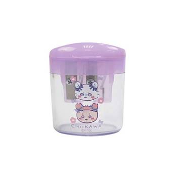 吉伊卡哇 橢圓雙孔削筆器-紫