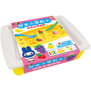 忍者兔安全小麥黏土：彩色水果派對