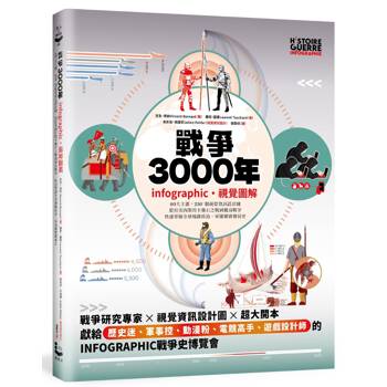 戰爭3000年【infographic・視覺圖解】：60大主題，250+個視覺資訊設計圖，從拉美西斯的卡疊石之戰到俄烏戰爭，快速掌握全球地緣政治、軍備競賽發展史
